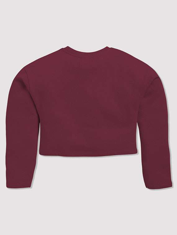 girls printed long sleeve sweatshirt - 22285165 -  Standard Image - 1