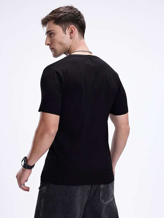 men front print short sleeve regular fit t-shirt - 22285203 -  Standard Image - 1