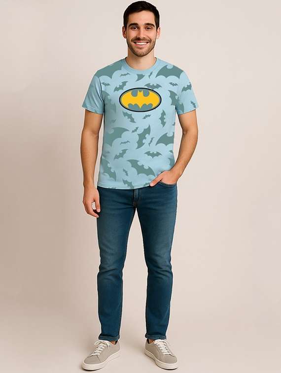 men printed short sleeve regular fit t-shirt - 22285205 -  Standard Image - 1