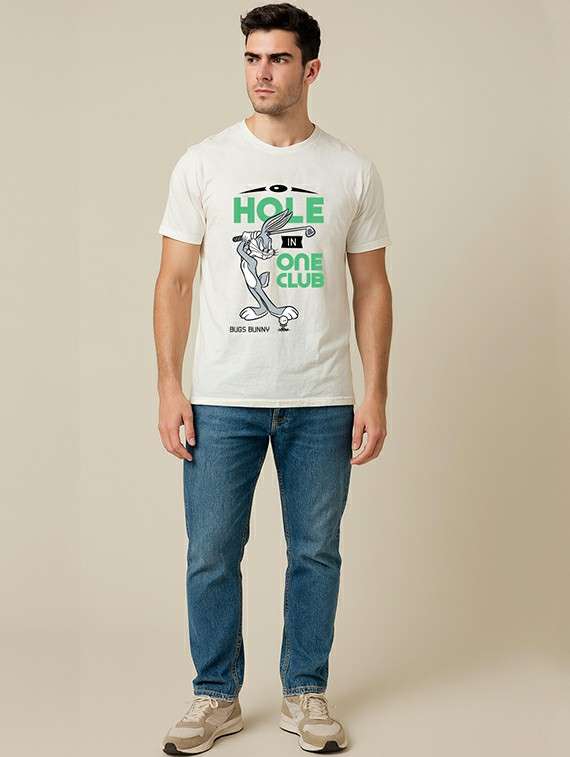 men printed short sleeve regular fit t-shirt - 22285215 -  Standard Image - 1