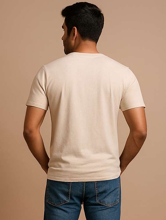Men Front Print Short Sleeve Regular Fit T-shirt - 22285228 -  Standard Image - 1