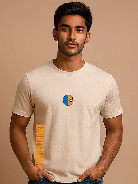 men front & back print short sleeve regular fit t-shirt - 22285231 -  Standard Image - 1