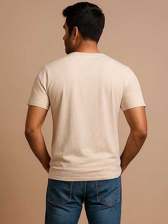 Men Front Print Short Sleeve Regular Fit T-shirt - 22285232 -  Standard Image - 1