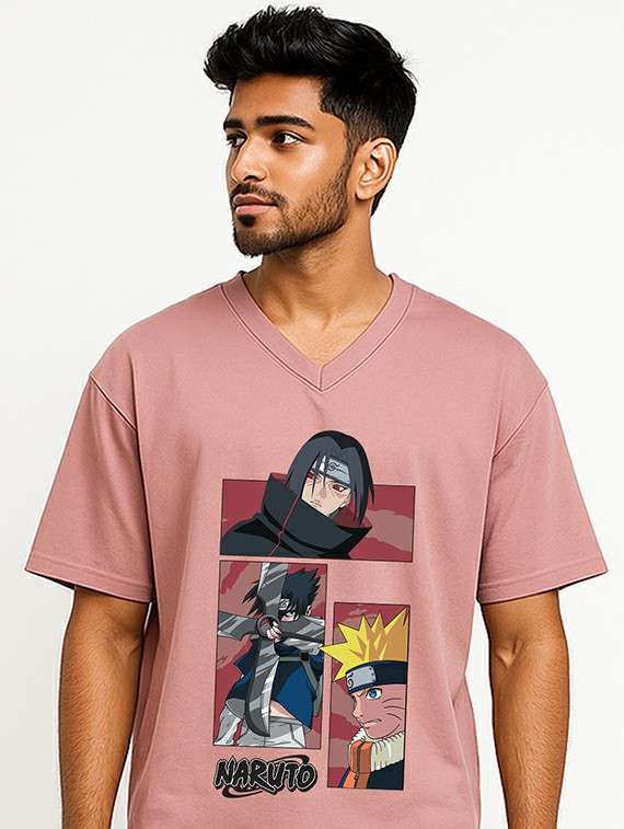 Men Graphic Short Sleeve Oversized T-shirt - 22285285 -  Standard Image - 4