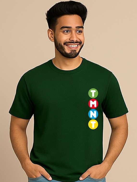 men front & back print short sleeve regular fit t-shirt - 22285319 -  Standard Image - 1