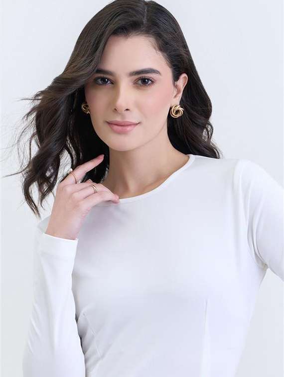 women solid long sleeve bodycon dress - 22285458 -  Standard Image - 4