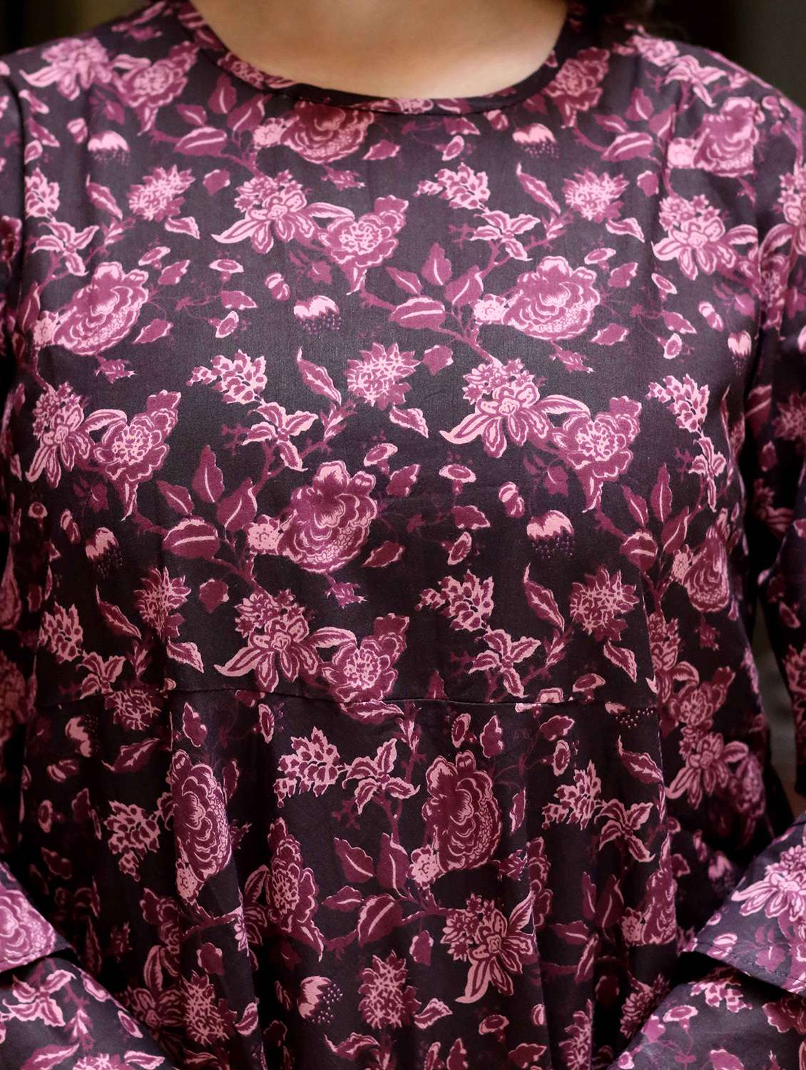 women floral printed long sleeve anarkali kurta - 22285507 -  Standard Image - 4