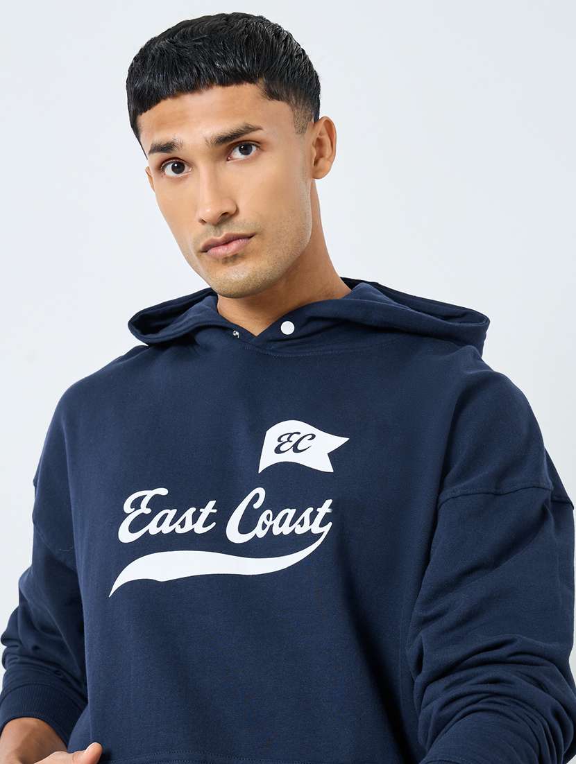 men typographic long sleeve regular fit sweatshirt - 22285832 -  Standard Image - 1