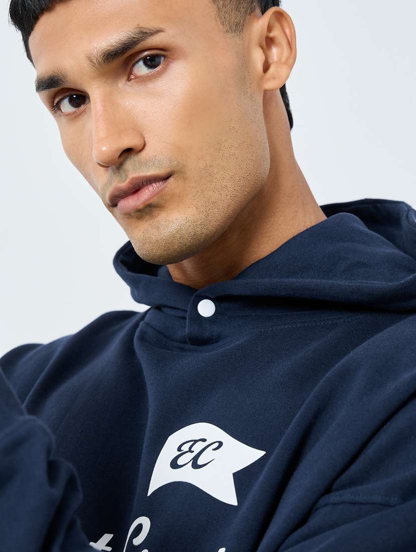 men typographic long sleeve regular fit sweatshirt - 22285832 -  Standard Image - 4