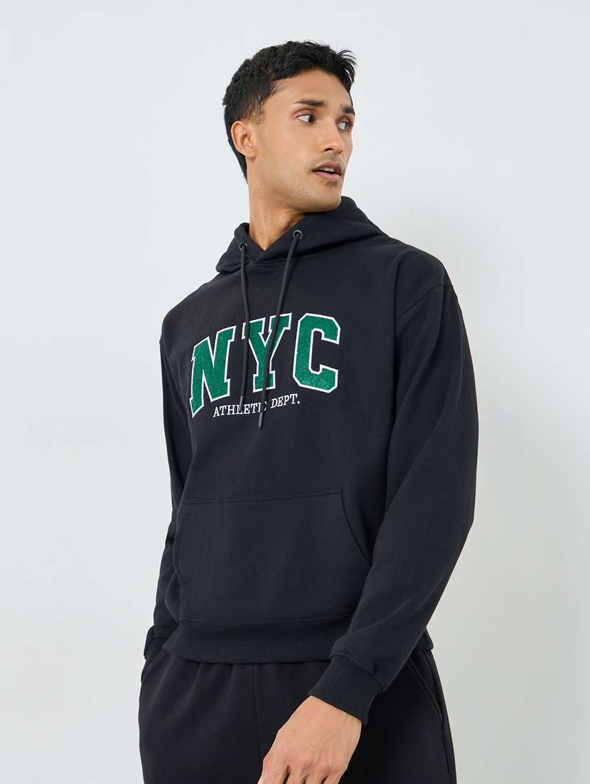 men typographic long sleeve regular fit sweatshirt - 22285840 -  Standard Image - 1