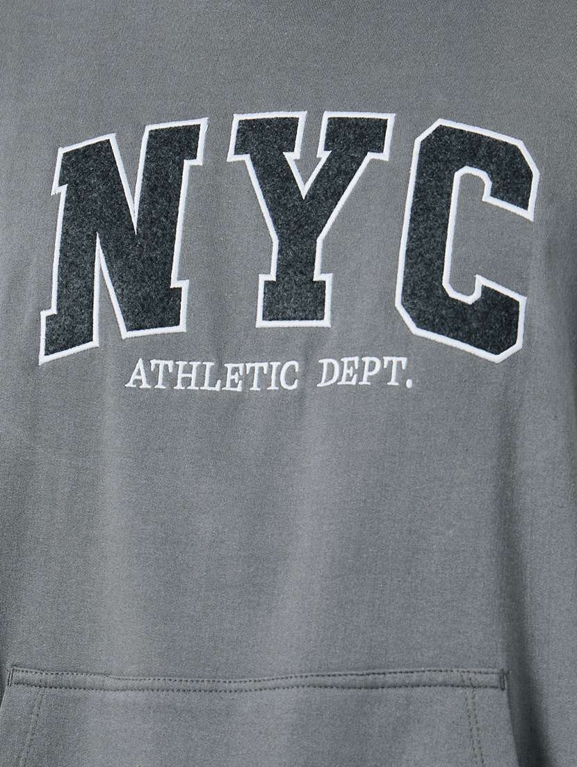 men typographic long sleeve regular fit sweatshirt - 22285841 -  Standard Image - 4