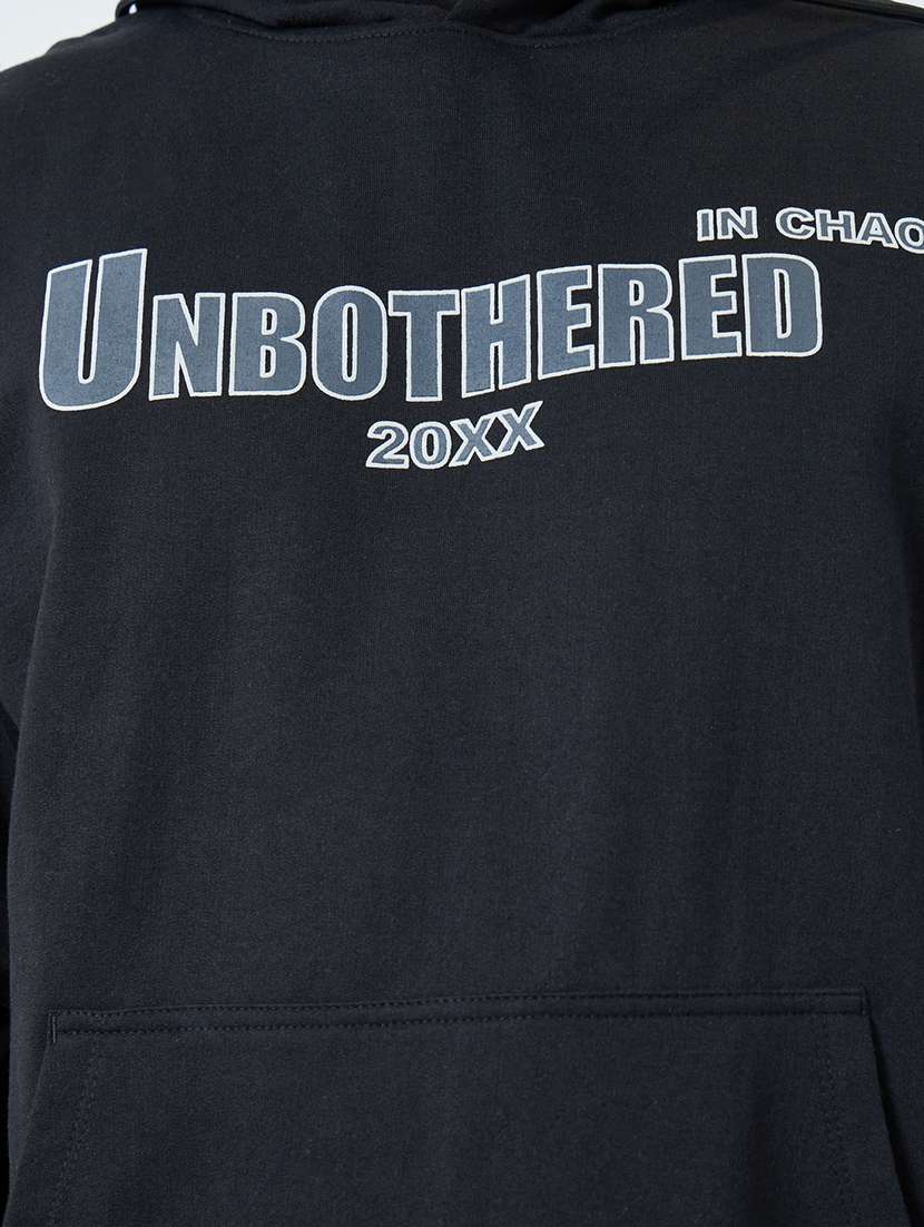 men typographic long sleeve oversized sweatshirt - 22285842 -  Standard Image - 4