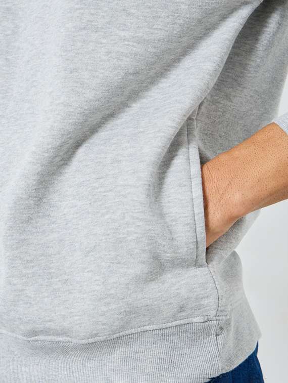 men solid long sleeve regular fit sweatshirt - 22285853 -  Standard Image - 4