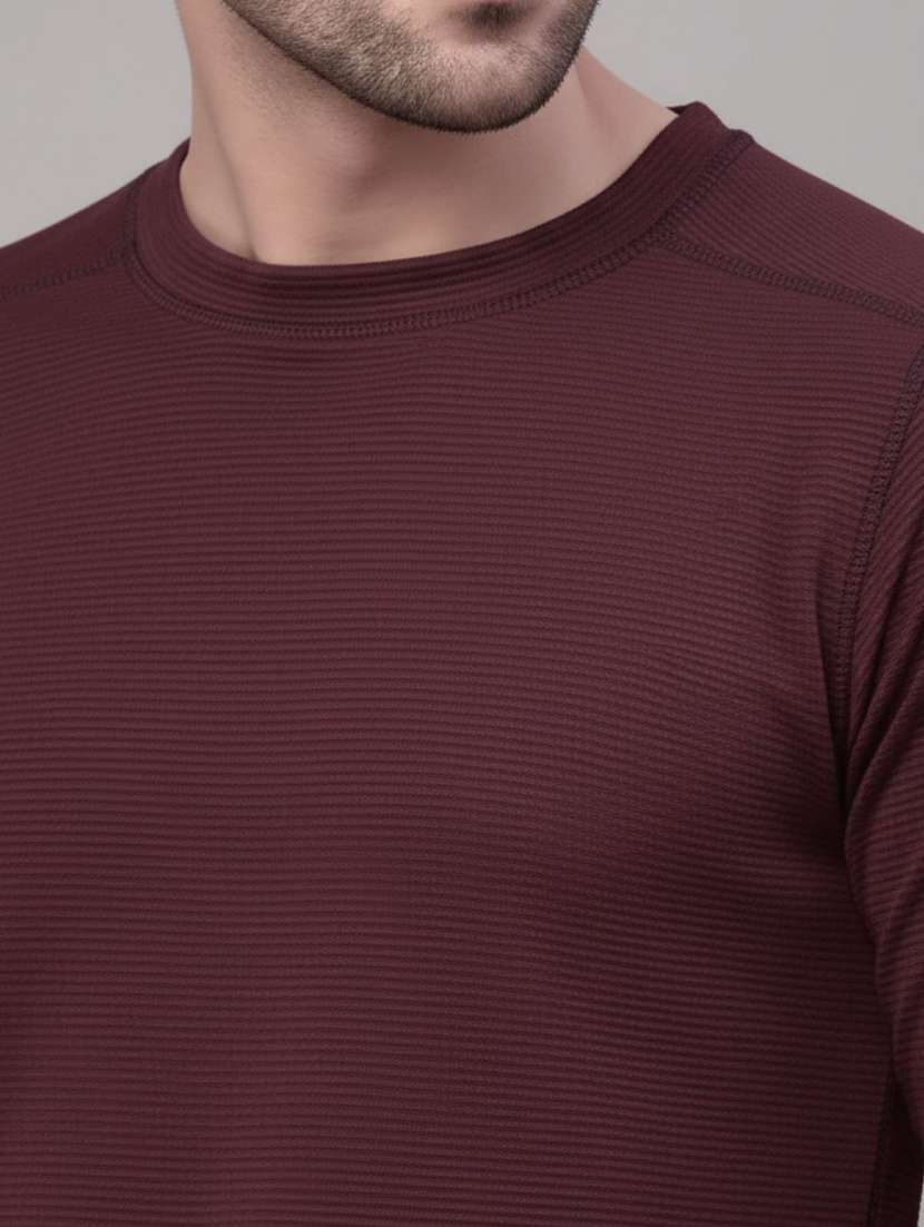 men solid long sleeve slim fit t-tshirt - 22285882 -  Standard Image - 4