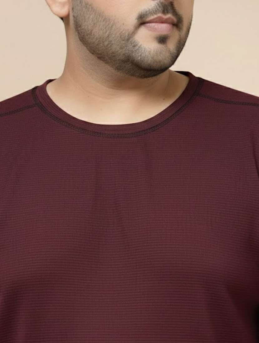 men solid round neck long sleeve t-shirt - 22285883 -  Standard Image - 4
