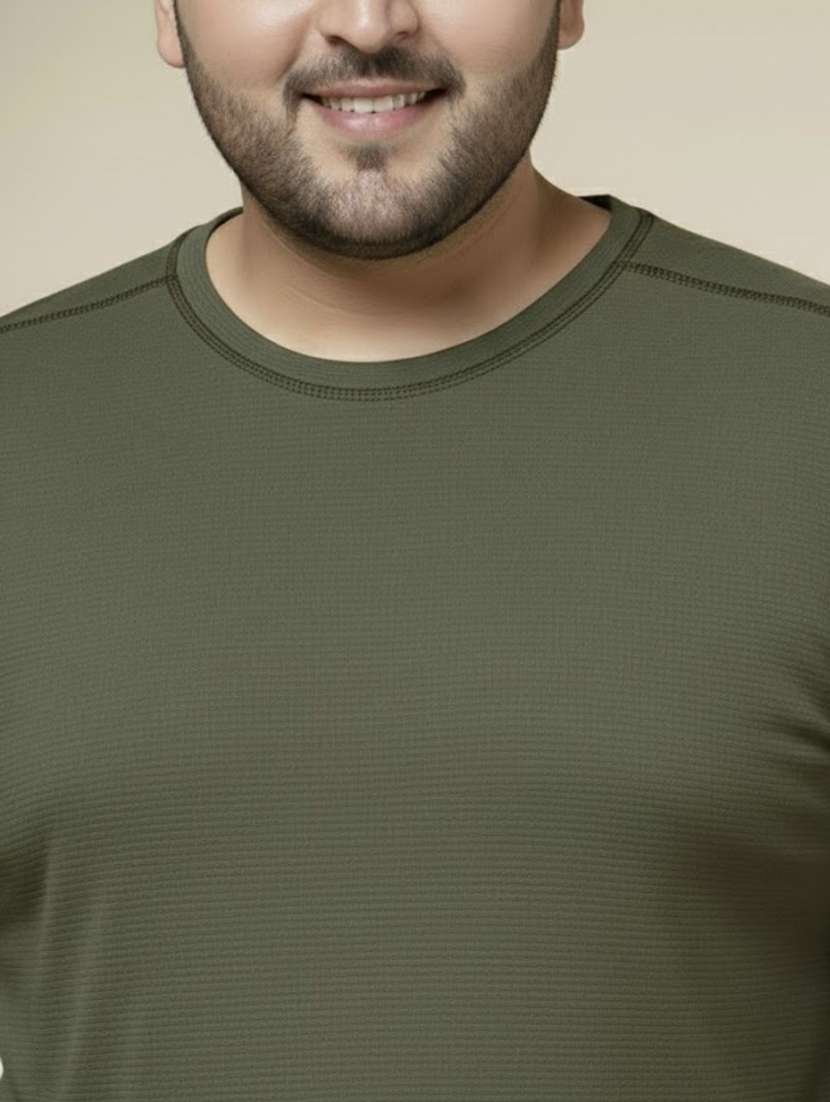 men solid round neck long sleeve t-shirt - 22285885 -  Standard Image - 4