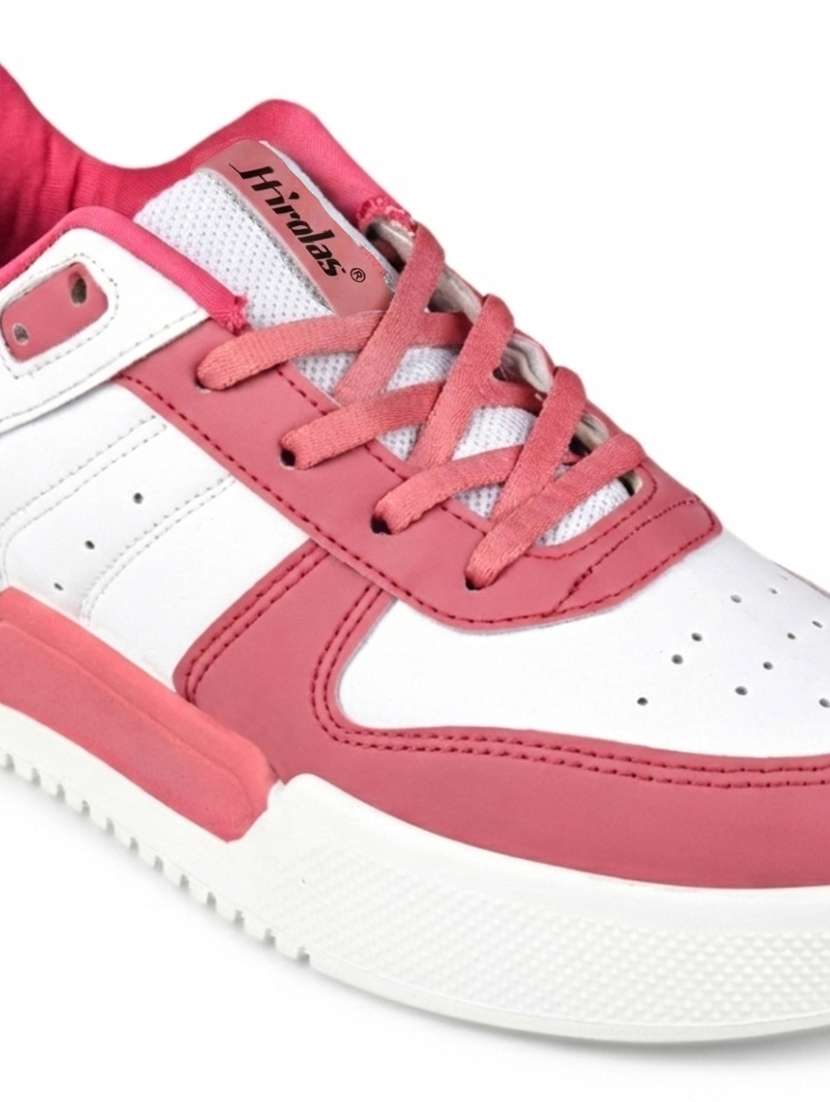 women pink lace-up sneaker - 22285946 -  Standard Image - 4