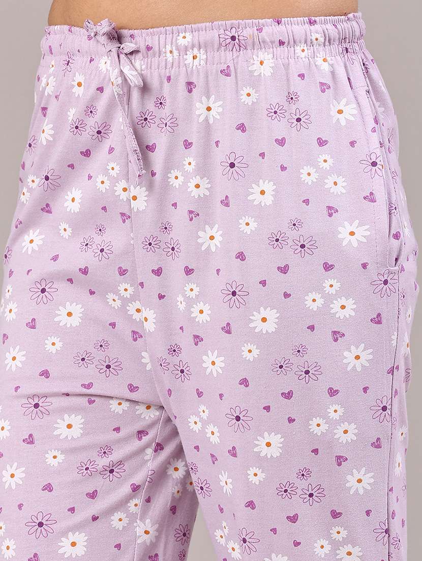 women mid rise loungewear pyjama - 22286269 -  Standard Image - 1
