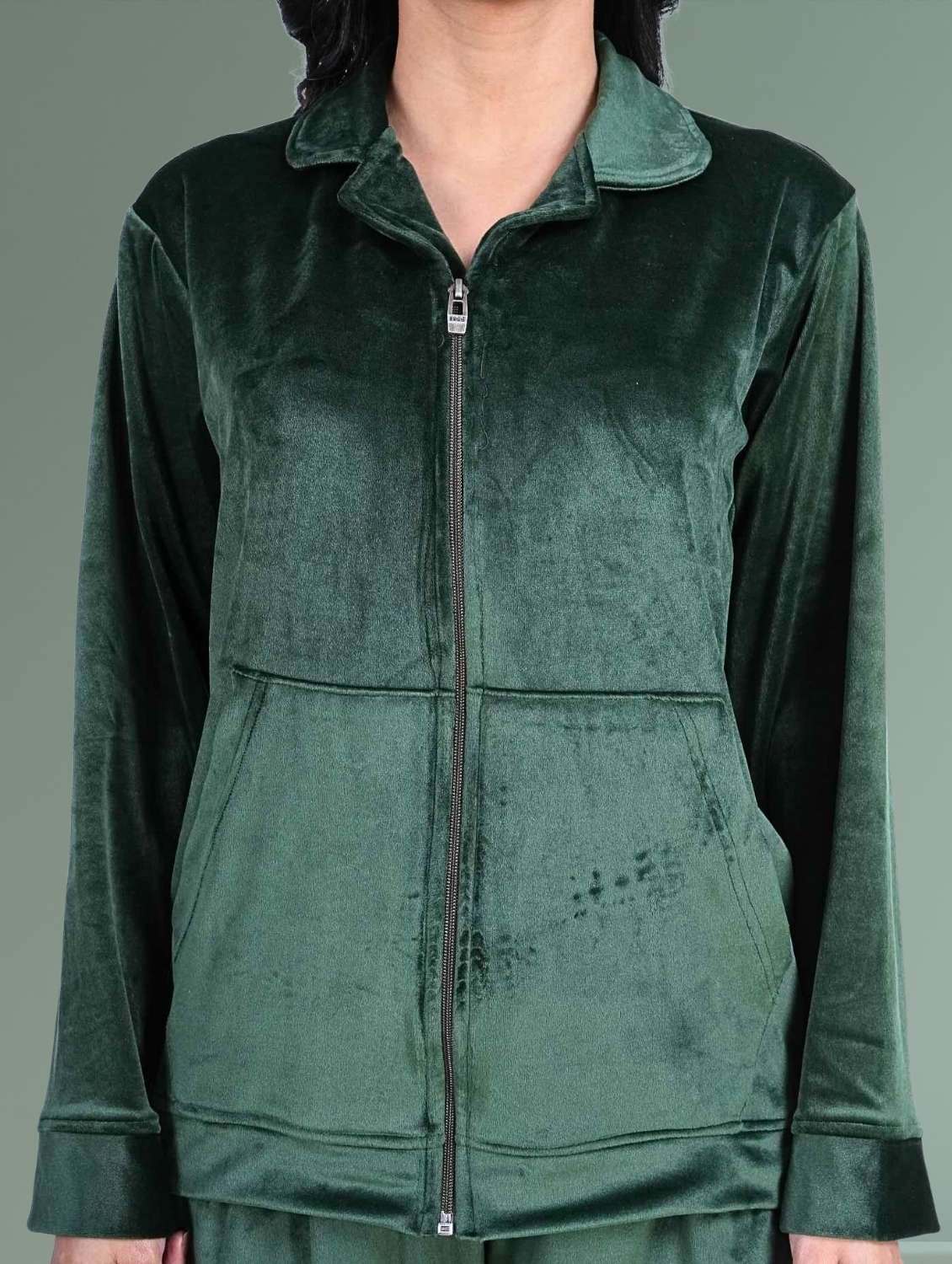 women solid nightwear pyjama set - 22286763 -  Standard Image - 4