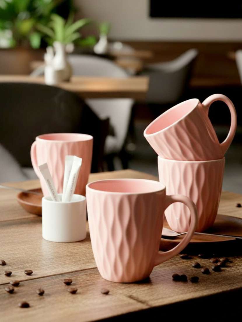 moody panda elegant collection mug set of 4 