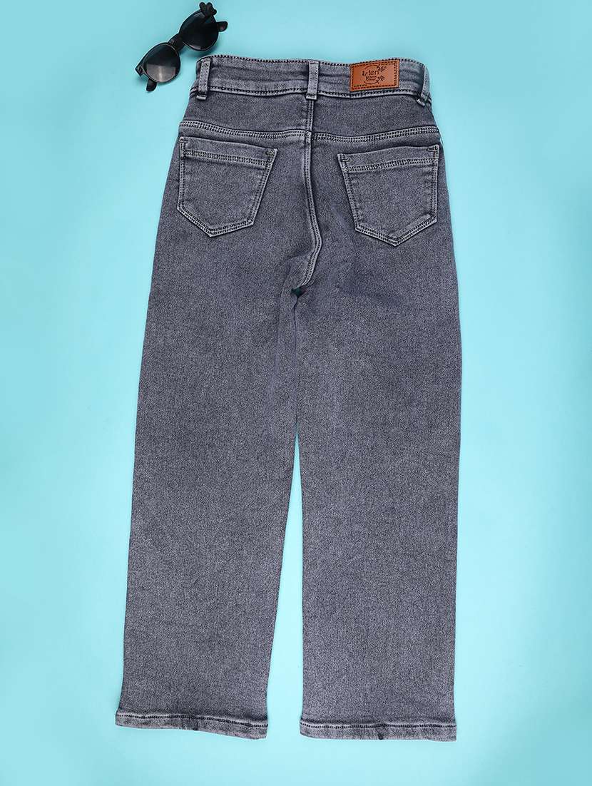 girls mid rise relaxed fit jeans - 22286837 -  Standard Image - 1