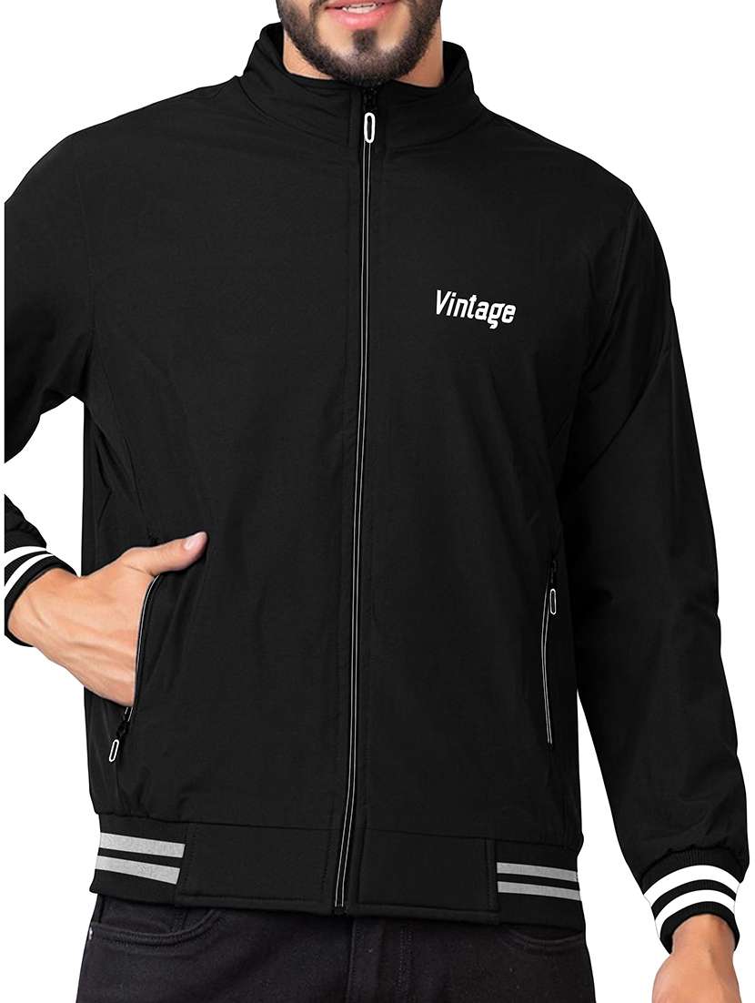 men solid long sleeve regular fit casual jacket - 22286948 -  Standard Image - 1