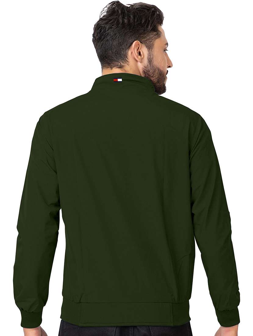 men solid long sleeve regualr fit casual jacket - 22286950 -  Standard Image - 1