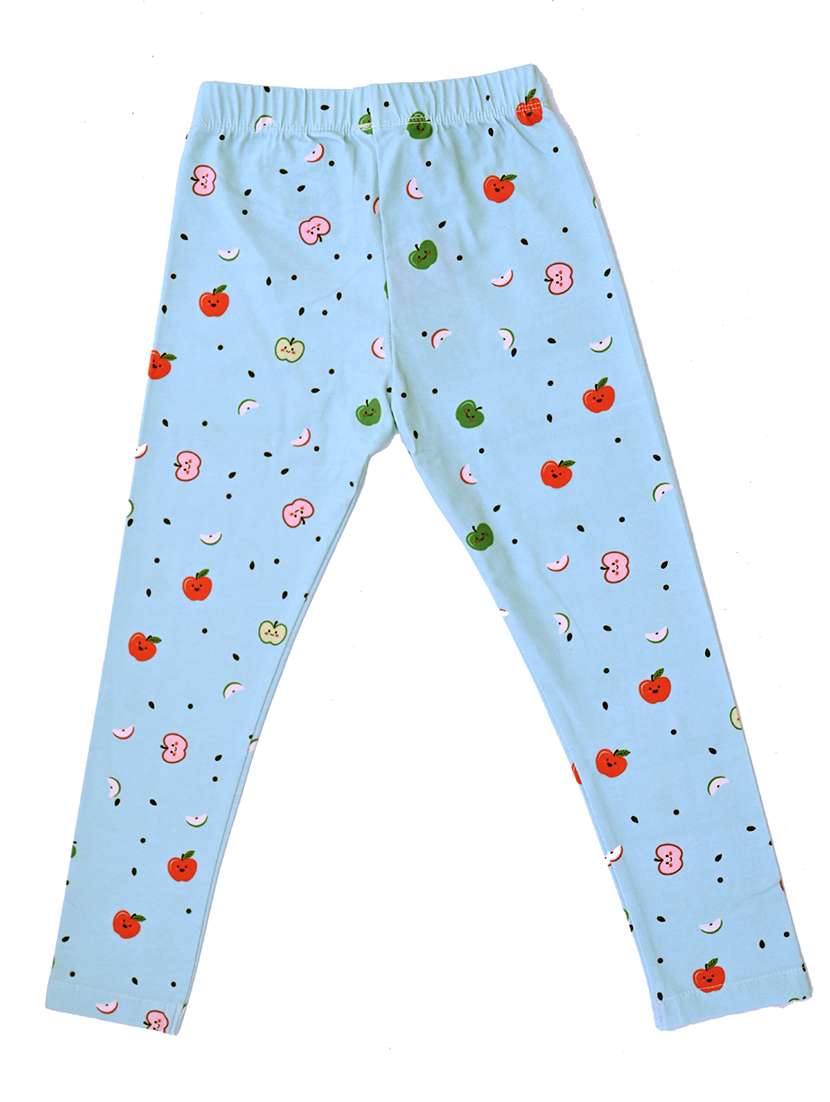 girls printed mid rise legging - 22287135 -  Standard Image - 1