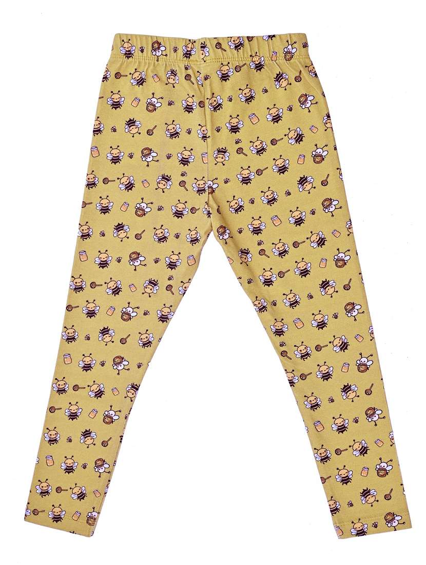 girls printed mid rise legging - 22287138 -  Standard Image - 1