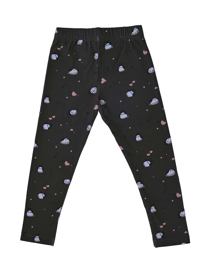 girls printed mid rise legging - 22287141 -  Standard Image - 1