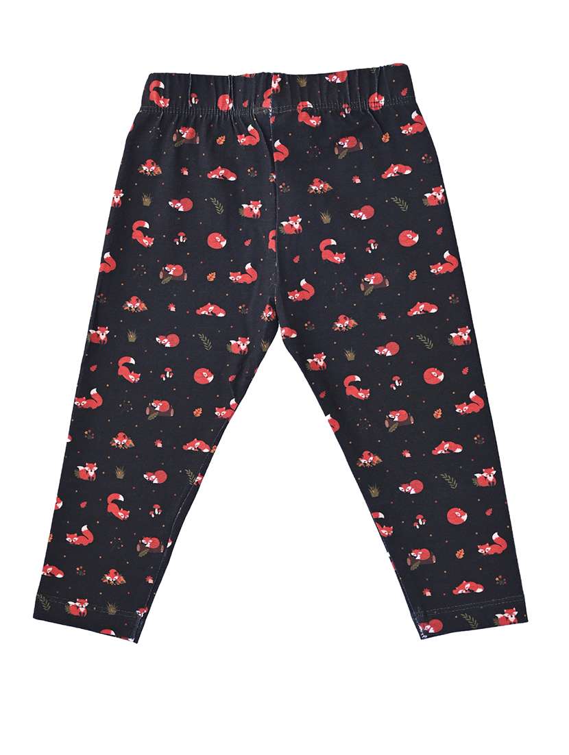 girls printed mid rise legging - 22287147 -  Standard Image - 1