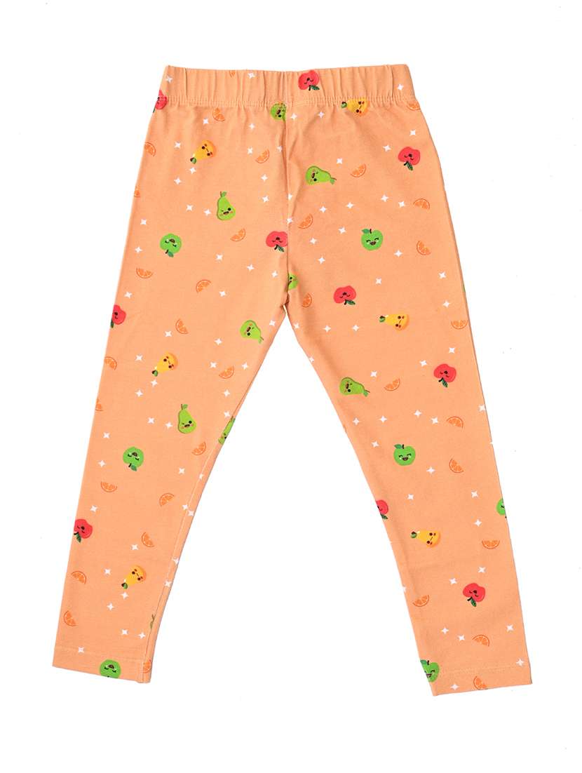 girls printed mid rise legging - 22287148 -  Standard Image - 1