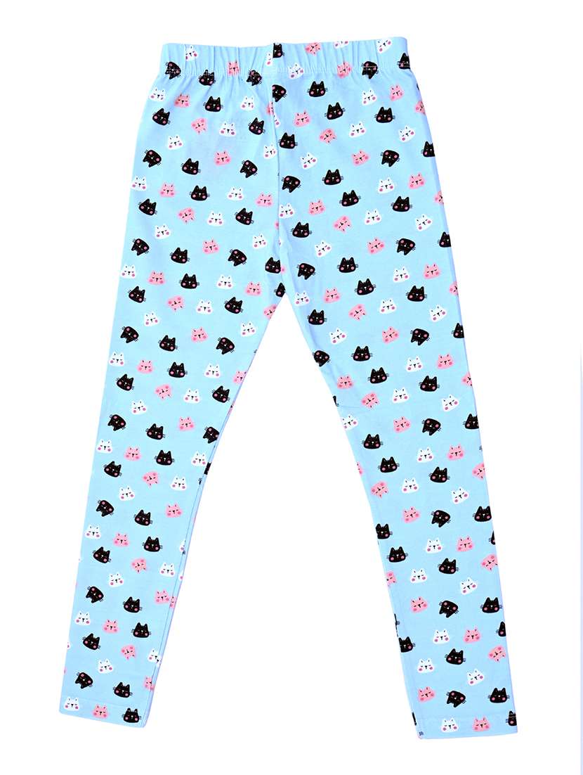 girls printed mid rise legging - 22287152 -  Standard Image - 1