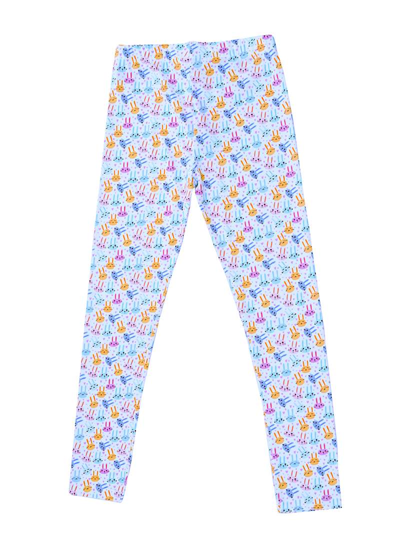 girls printed mid rise legging - 22287155 -  Standard Image - 1