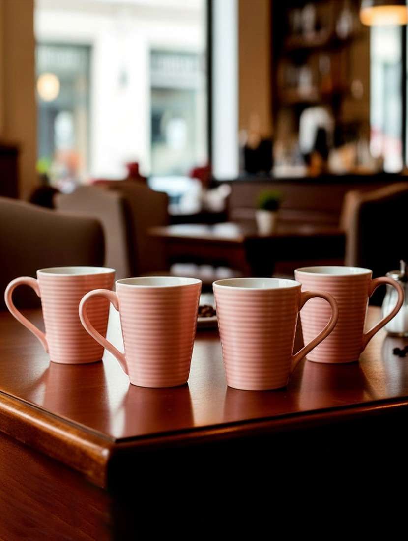 moody panda elegance collection mug set of 4 