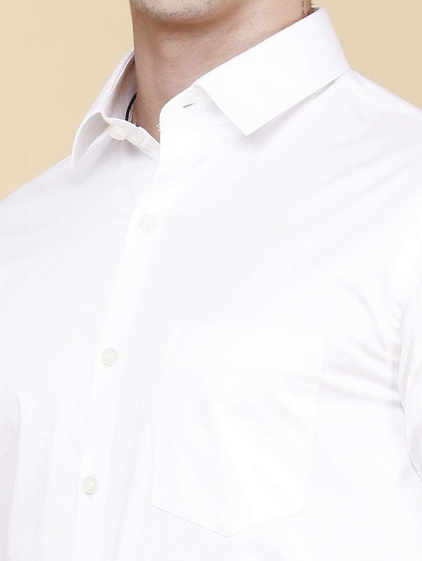 men solid long sleeves formal shirt - 22287377 -  Standard Image - 1