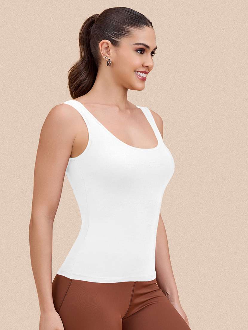 women solid sleeveless camisole - 22287616 -  Standard Image - 1