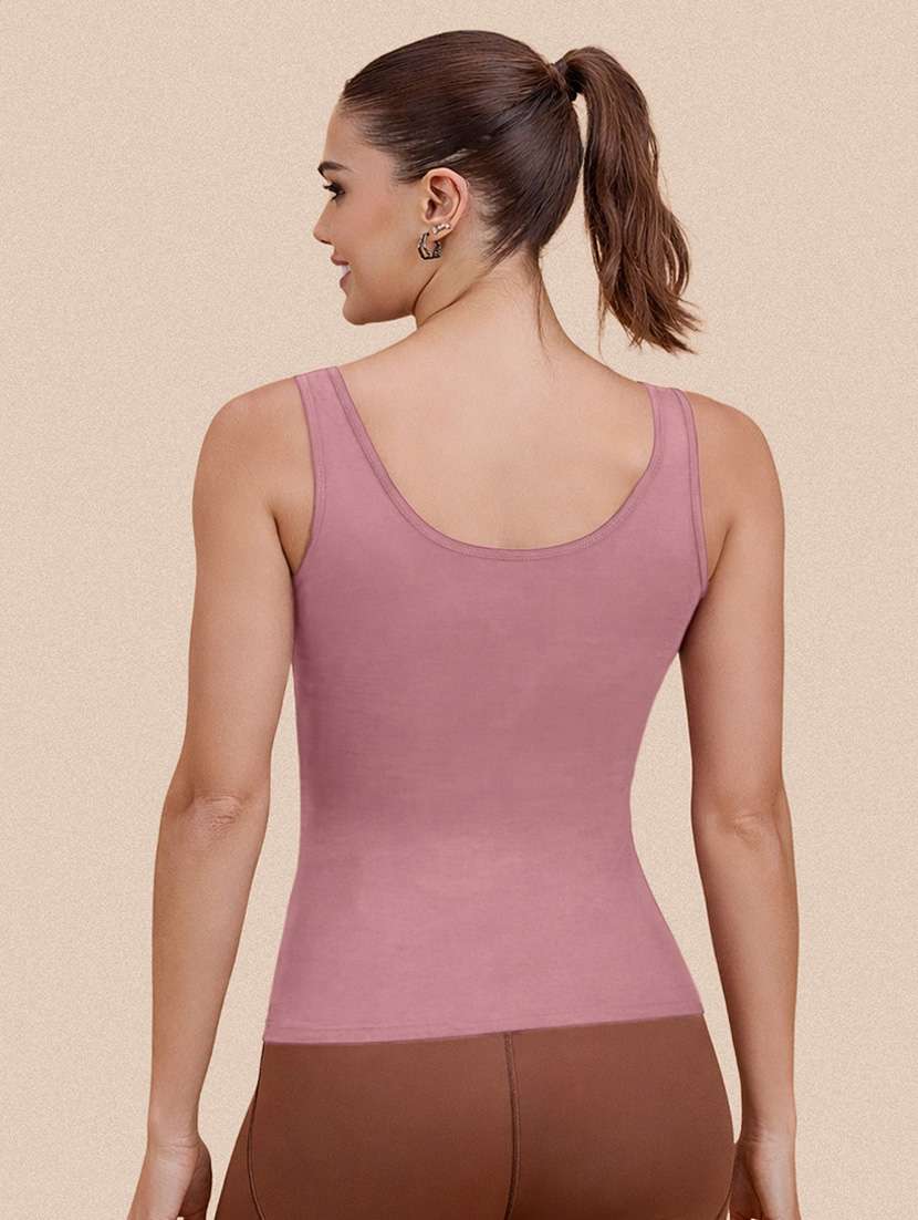 women peack of 3 solid sleeveless camisole - 22287621 -  Standard Image - 6