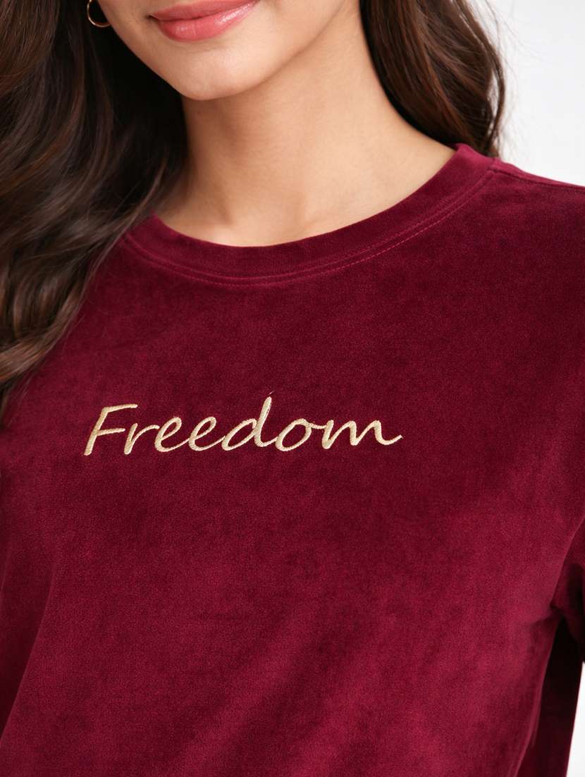 women printed long sleeve sweatshirt - 22287936 -  Standard Image - 4