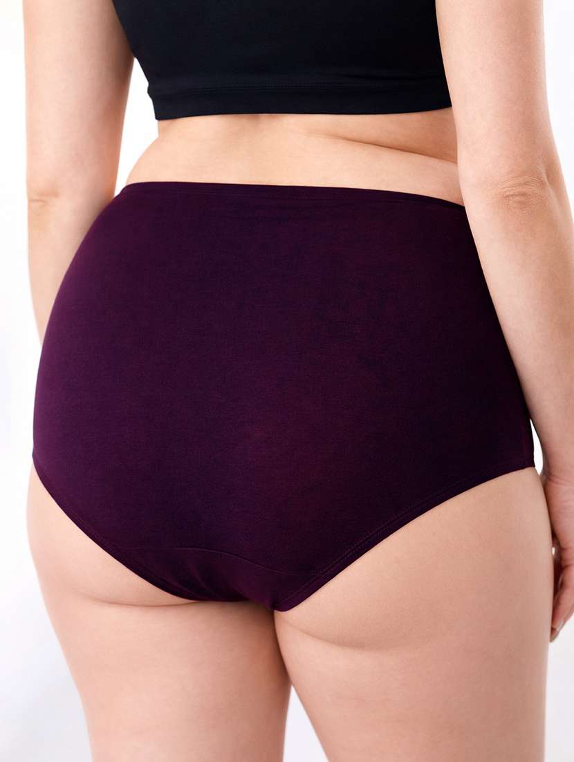 women solid high rise maternity panty - 22288007 -  Standard Image - 4