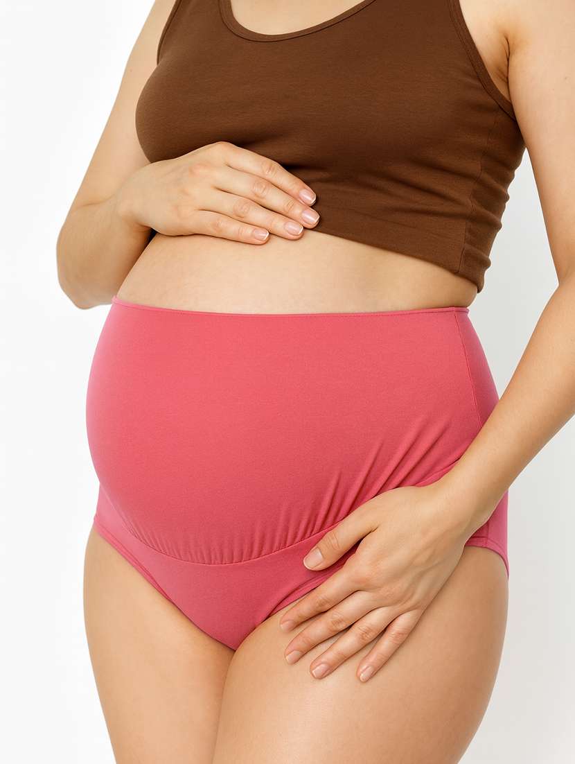 women solid high rise maternity panty - 22288008 -  Standard Image - 1