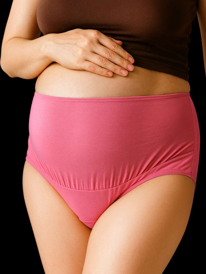 women solid high rise maternity panty - 22288008 -  Standard Image - 4