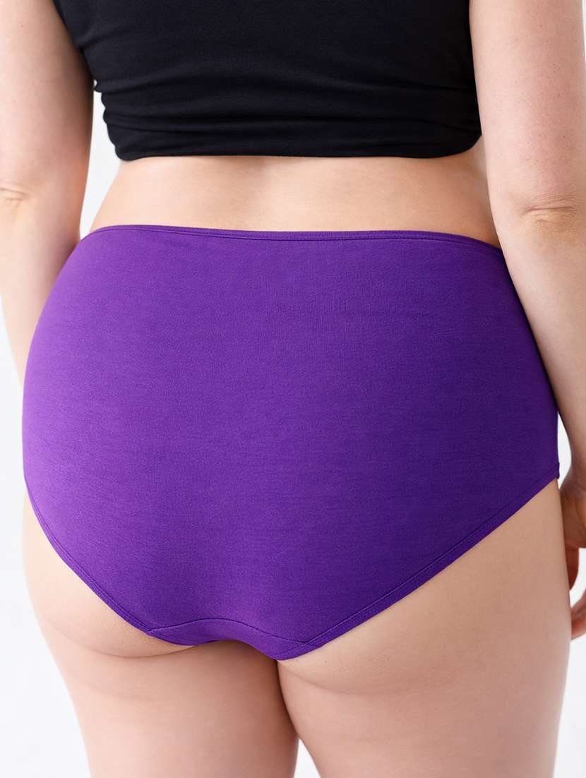 women solid high rise maternity panty - 22288011 -  Standard Image - 4