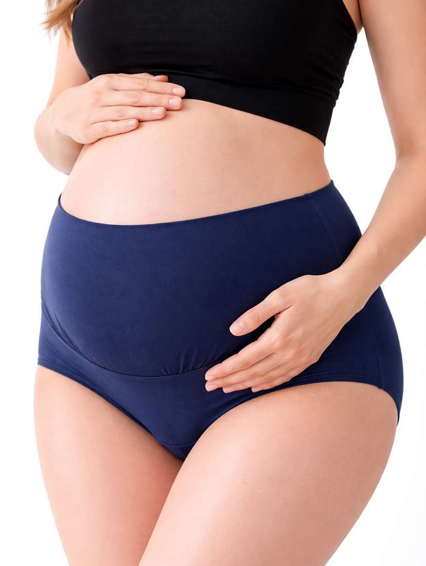 women solid high rise maternity panty - 22288012 -  Standard Image - 1