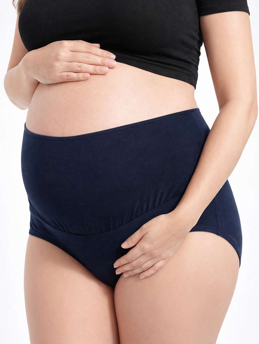 women solid high rise maternity panty - 22288012 -  Standard Image - 4
