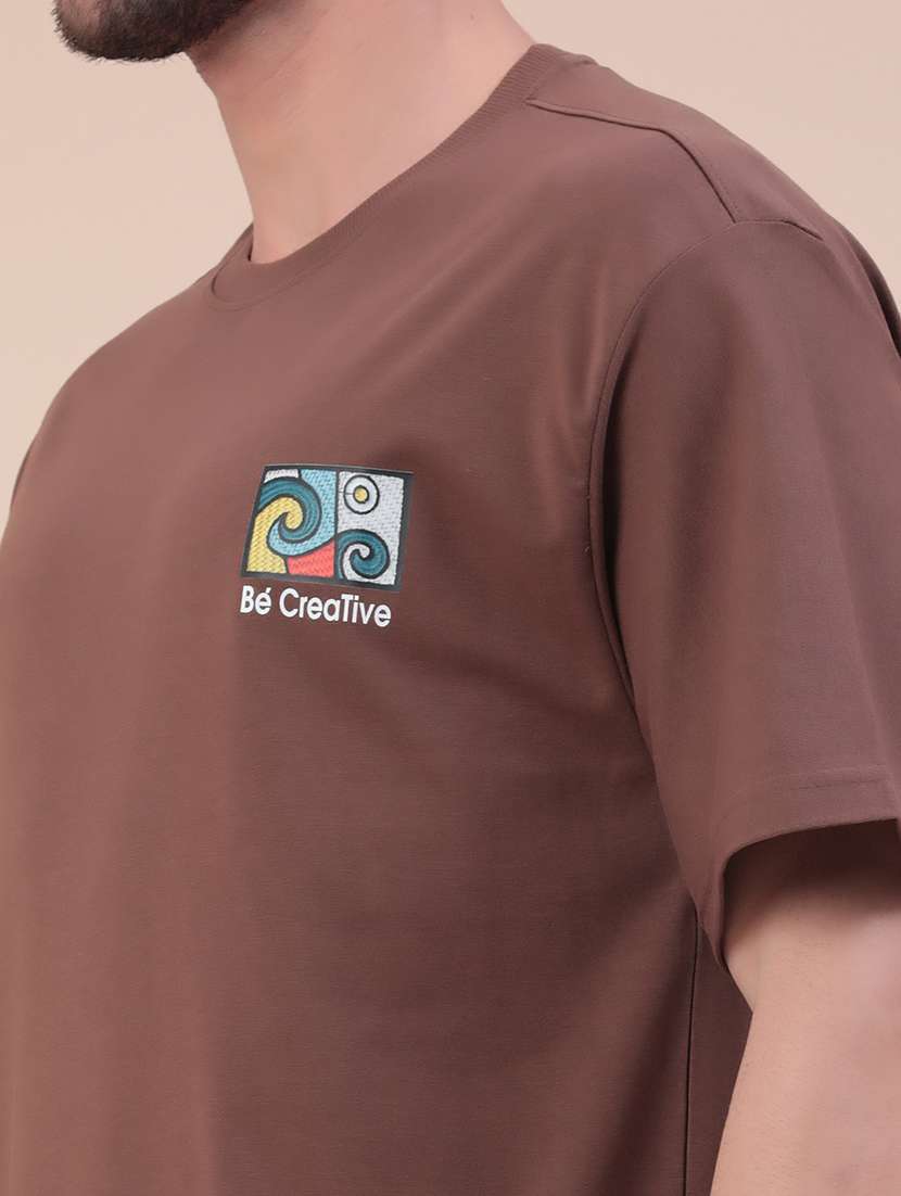 men printed short sleeves oversized t-shirt - 22288353 -  Standard Image - 1