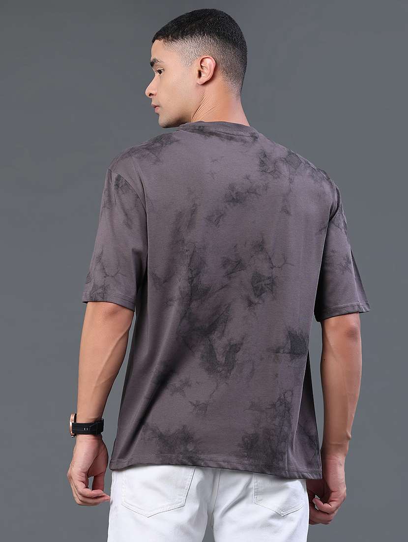 men printed short sleeves oversized t-shirt - 22288355 -  Standard Image - 4