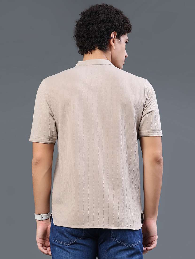men self design short sleeves regular fit t-shirt - 22288357 -  Standard Image - 4