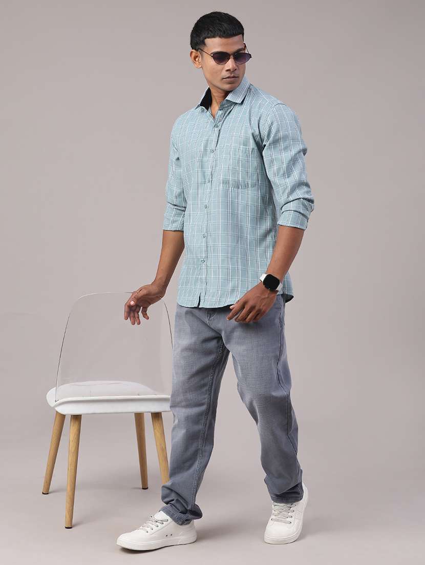 men washed mid rise full length straight fit jeans - 22288535 -  Standard Image - 4