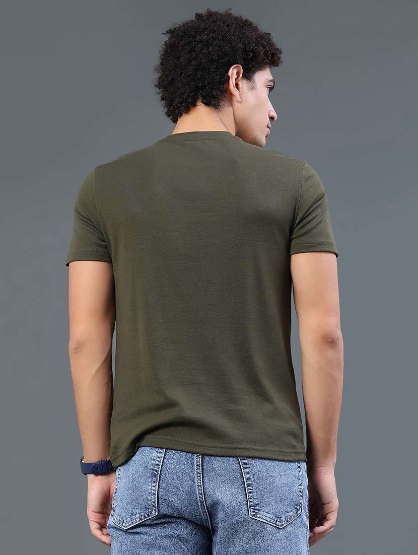 men taped short sleeves regular fit t-shirt - 22288564 -  Standard Image - 4